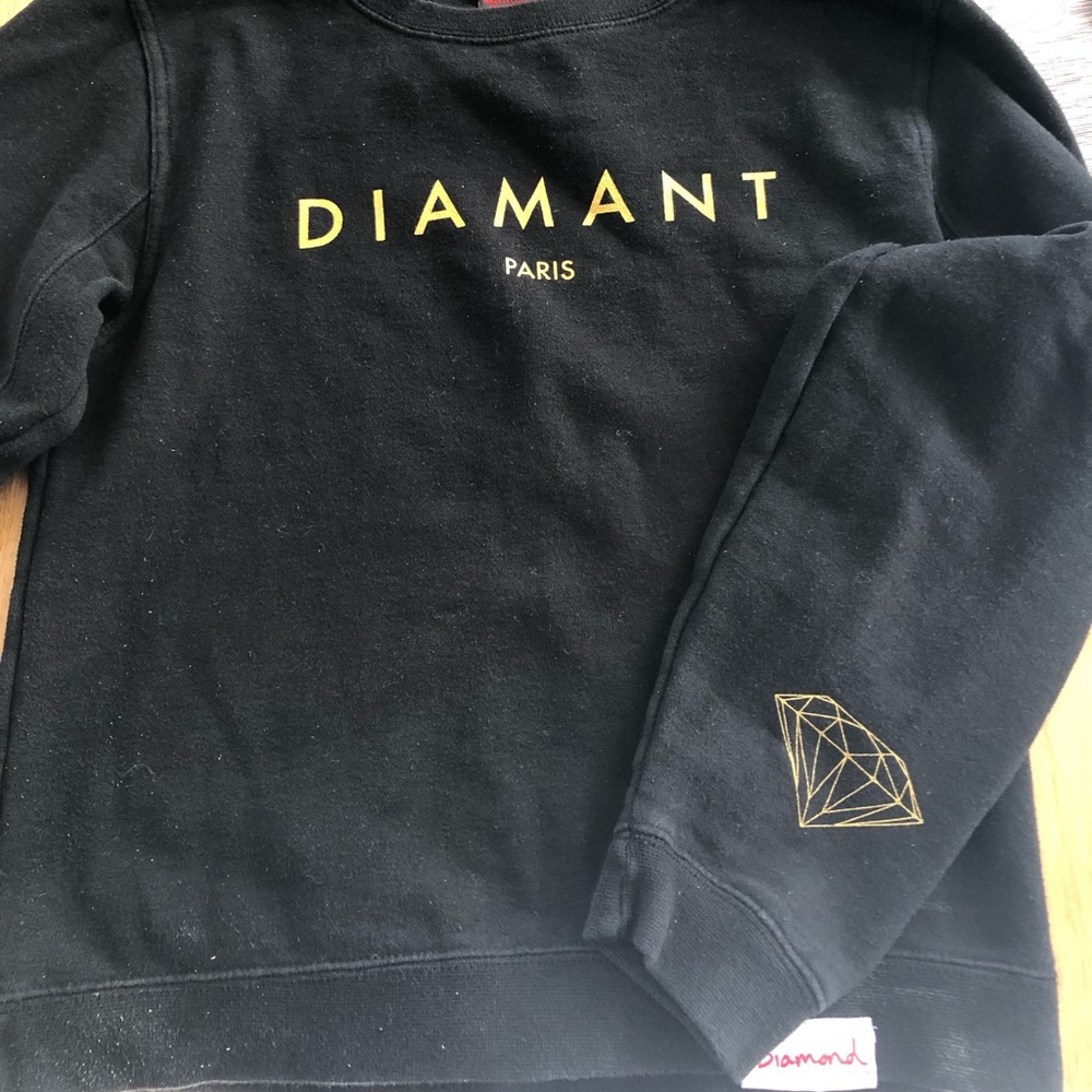 Crew neck diamond sweatshirt
